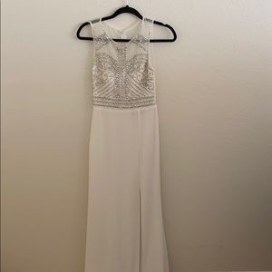 Morgan & Co. Sequined Sheer Back - Small